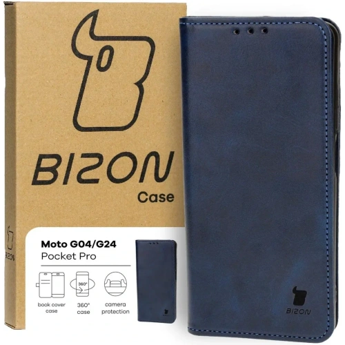 Kup Bizon Case Pocket Pro Motorola Moto G04 / G24 sötétkék - BIZ5371 - {ean13} - Sklep Home Screen