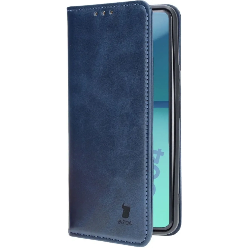 Etui z klapką Bizon Case Pocket Pro do Motorola Moto G04 / G24 granatowe