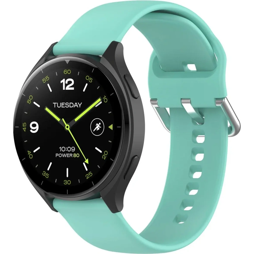 Pasek Bizon Strap Watch Silicone Pro do Xiaomi Watch 2 turkusowy