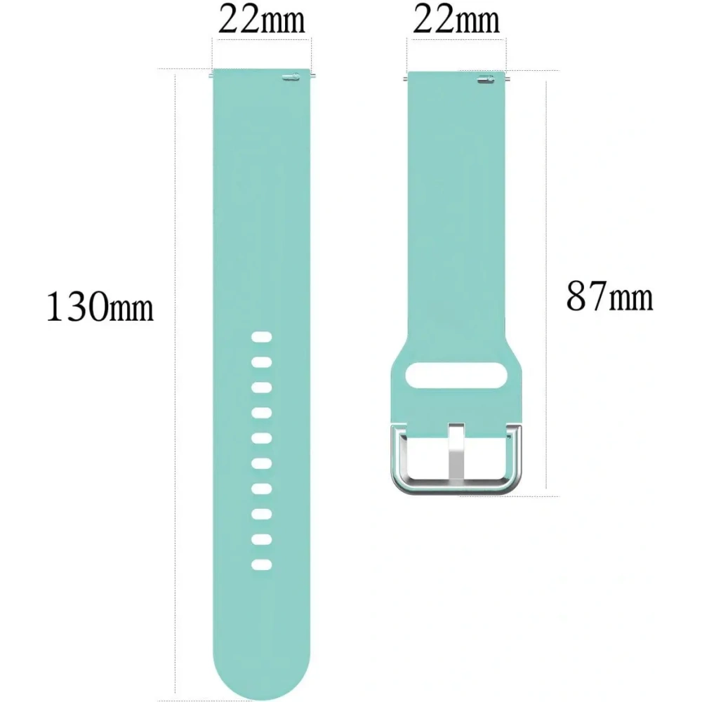Pasek Bizon Strap Watch Silicone Pro do Xiaomi Watch 2 turkusowy
