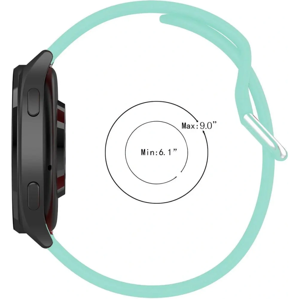 Pasek Bizon Strap Watch Silicone Pro do Xiaomi Watch 2 turkusowy