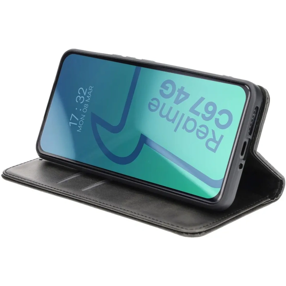 Etui z klapką Bizon Case Pocket Pro do Realme C67 4G czarne
