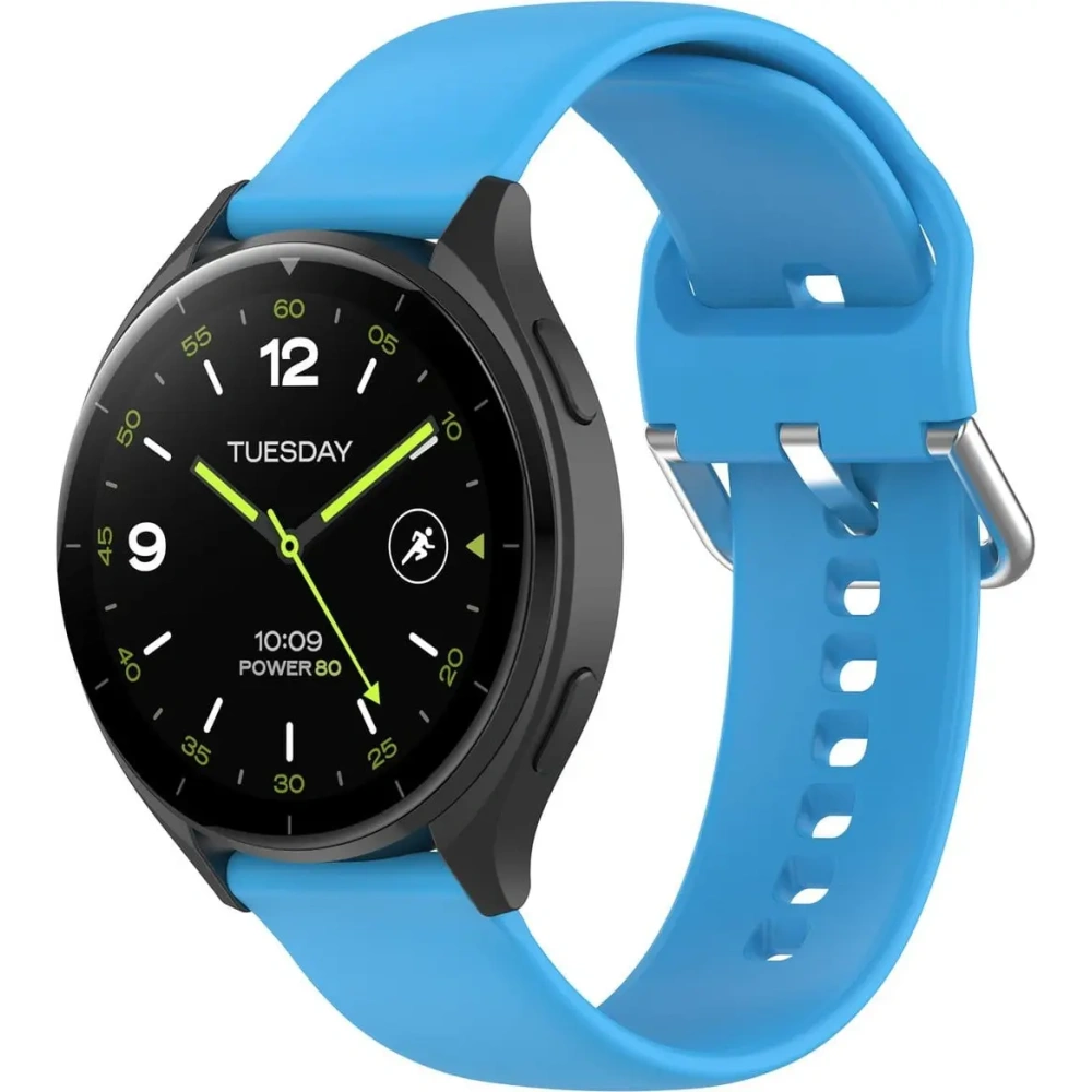 Pasek Bizon Strap Watch Silicone Pro do Xiaomi Watch 2 błękitny