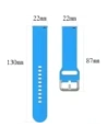 Kup Pasek Bizon Strap Watch Silicone Pro do Xiaomi Watch 2 modrý - BIZ4808 - {ean13} - Sklep Home Screen