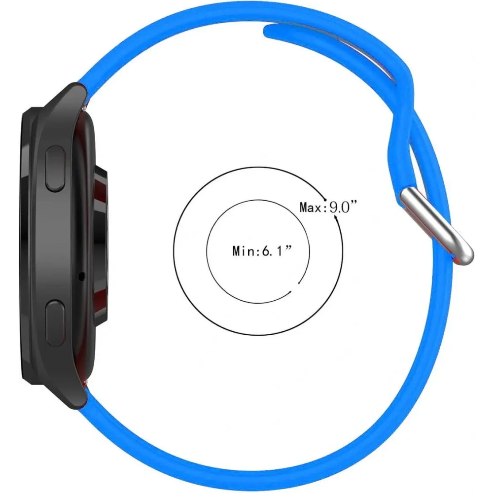 Pasek Bizon Strap Watch Silicone Pro do Xiaomi Watch 2 błękitny