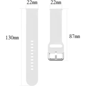 Kup Pasek Bizon Strap Watch Silicone Pro do Xiaomi Watch 2 biały - BIZ5382 - {ean13} - Sklep Home Screen