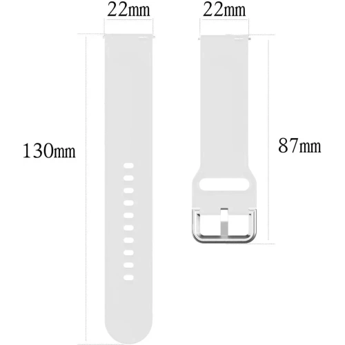 Kup Bizon Strap Uhr Silikon Pro Xiaomi Uhr 2 weiß - BIZ5382 - {ean13} - Sklep Home Screen