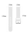 Kup Bizon Strap Uhr Silikon Pro Xiaomi Uhr 2 weiß - BIZ5382 - {ean13} - Sklep Home Screen