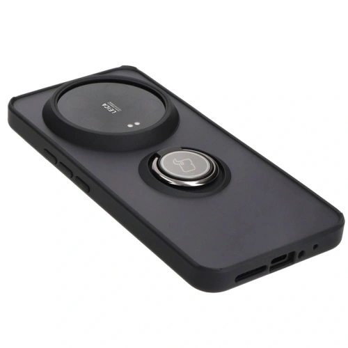 Kup Bizon Case Hybrid Ring Xiaomi 14 Ultra füstös fekete kerettel - BIZ4816 - {ean13} - Sklep Home Screen