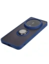 Kup Bizon Case Hybrid Ring Xiaomi 14 Ultra rauchig mit einem navyblauen Rahmen - BIZ4817 - {ean13} - Sklep Home Screen