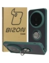 Bizon Case Hybrid Ring Xiaomi 14 Ultra füstös sötétzöld kerettel