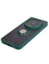Kup Etui z uchwytem na palec Bizon Case Hybrid Ring do Xiaomi 14 Ultra przydymione z ciemnozieloną ramką - BIZ4818 - {ean13} - Sklep Home Screen