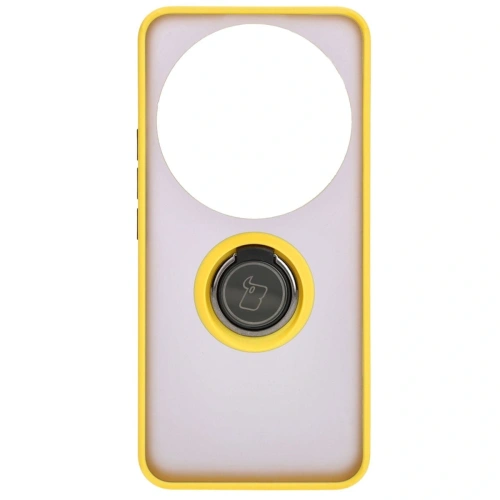 Kup Bizon Case Hybrid Ring Xiaomi 14 Ultra füstös sárga kerettel - BIZ4821 - {ean13} - Sklep Home Screen