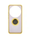 Kup Bizon Case Hybrid Ring Xiaomi 14 Ultra rauchig mit einem gelben Rahmen - BIZ4821 - {ean13} - Sklep Home Screen