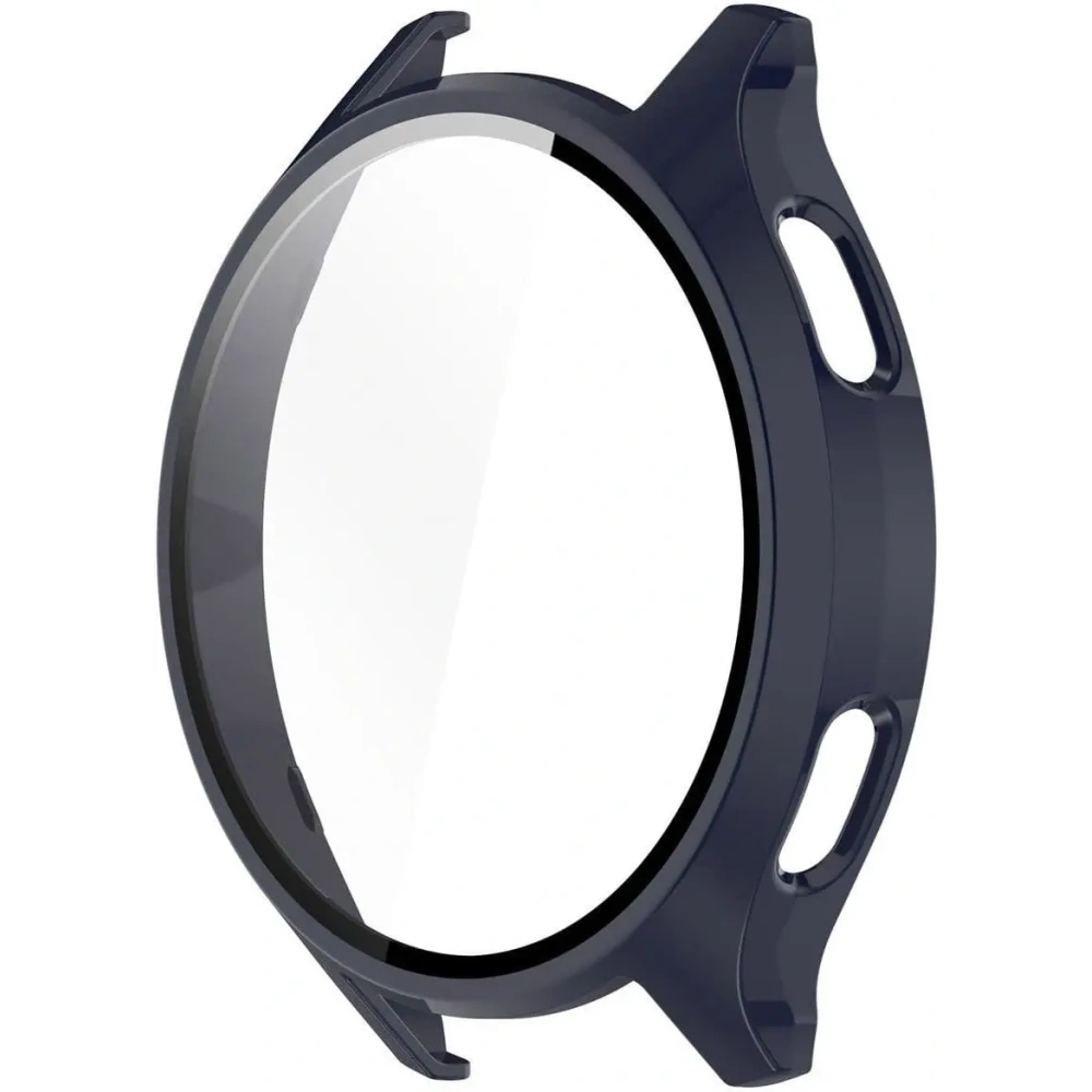 Etui Bizon Case+Glass Watch do Xiaomi Watch 2 granatowe