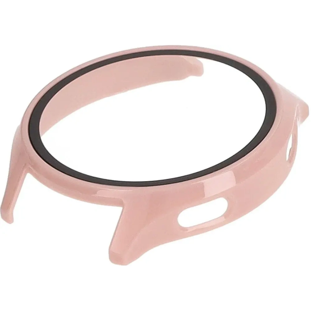 Etui Bizon Case+Glass Watch do Xiaomi Watch 2 różowe