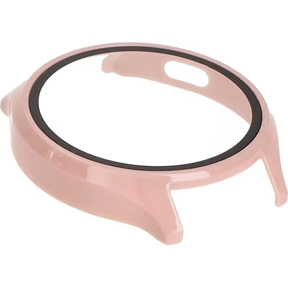 Etui Bizon Case+Glass Watch do Xiaomi Watch 2 różowe