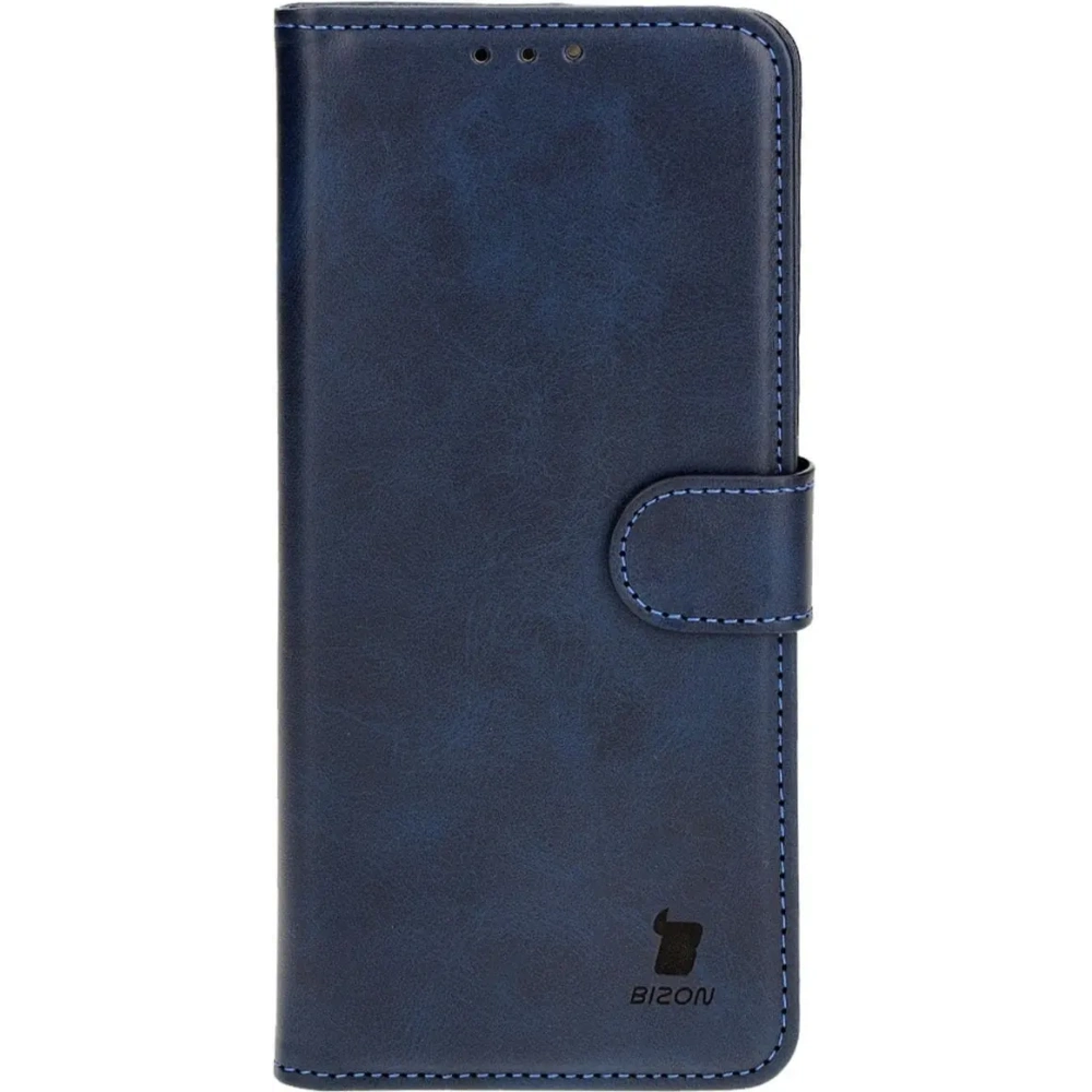 Etui z klapką Bizon Case Pocket do Motorola Moto G34 5G granatowe