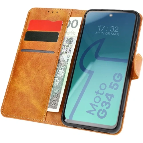 Kup Bizon Case Pocket Motorola Moto G34 5G braun - BIZ5399 - {ean13} - Sklep Home Screen