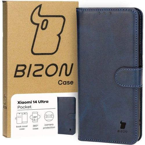 Kup Bizon tok zsebbe Xiaomi 14 Ultra tengerészkék - BIZ4830 - {ean13} - Sklep Home Screen
