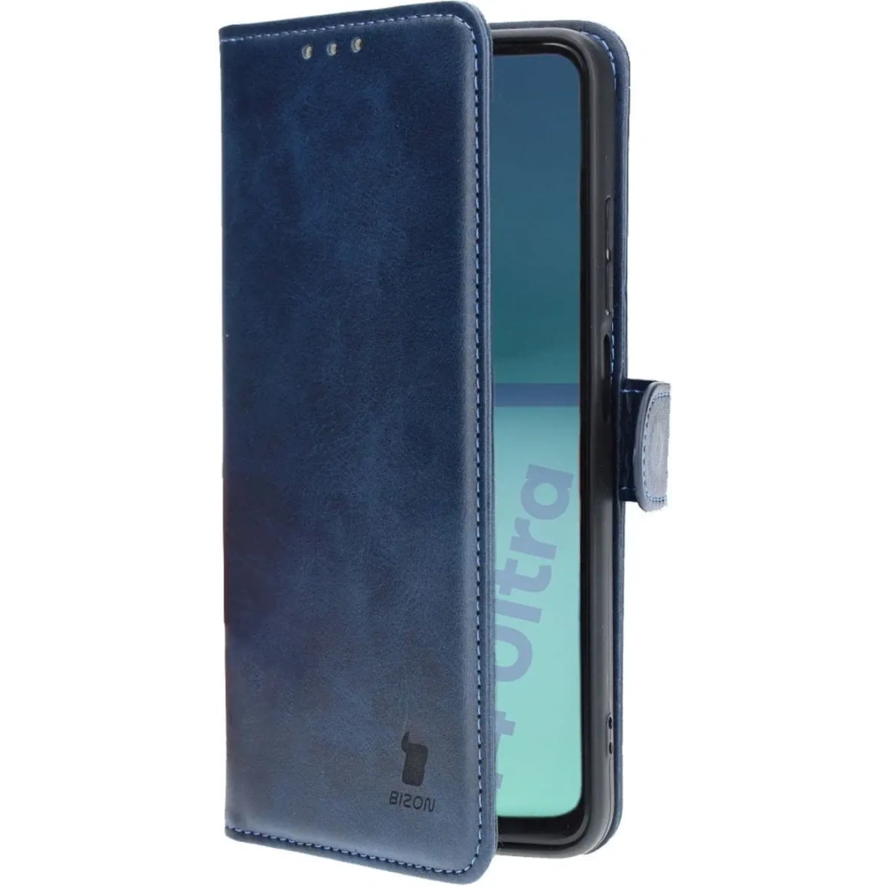 Etui z klapką Bizon Case Pocket do Xiaomi 14 Ultra granatowe