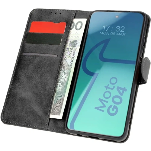 Buy Bizon Case Pocket Motorola Moto G04 / G24 black - BIZ4833 - {ean13} - Home Screen Store Europe