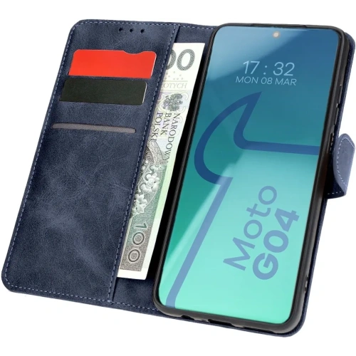 Buy Bizon Case Pocket Motorola Moto G04 / G24 navy blue - BIZ5405 - {ean13} - Home Screen Store Europe