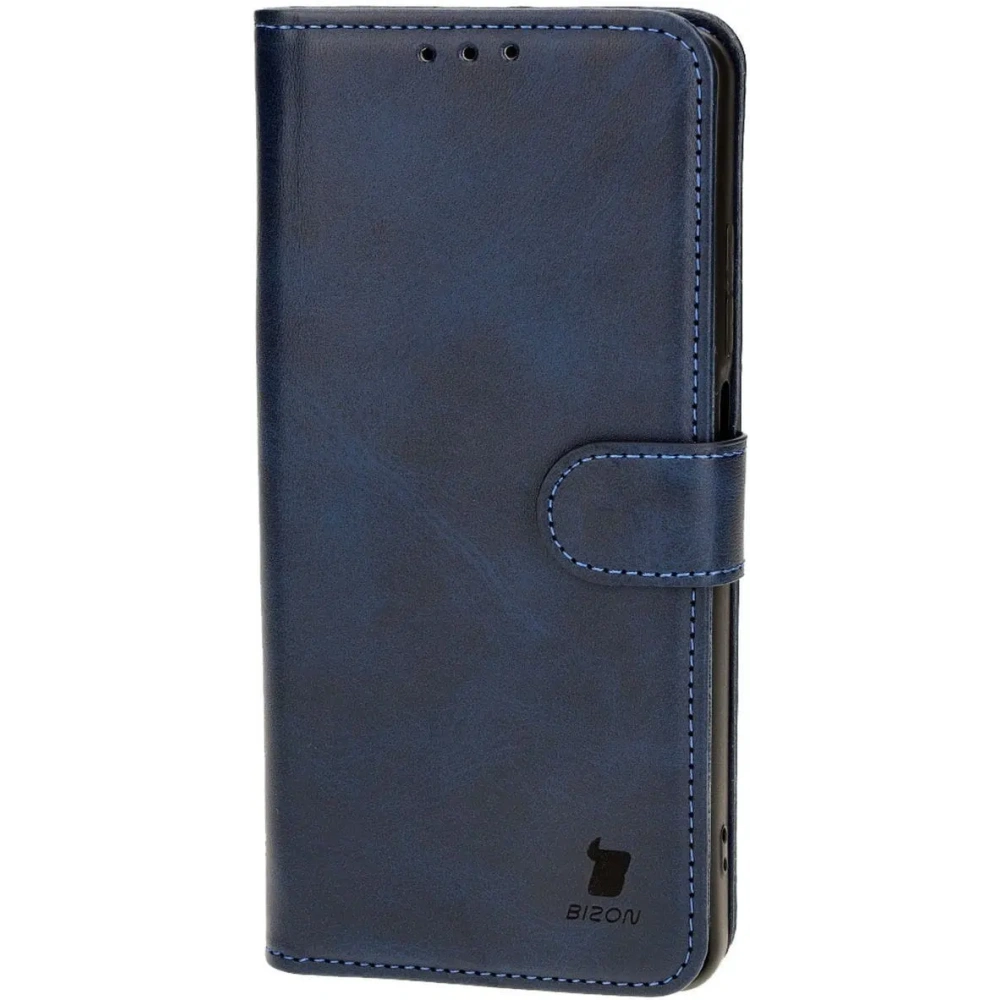 Etui z klapką Bizon Case Pocket do Motorola Moto G04 / G24 granatowe