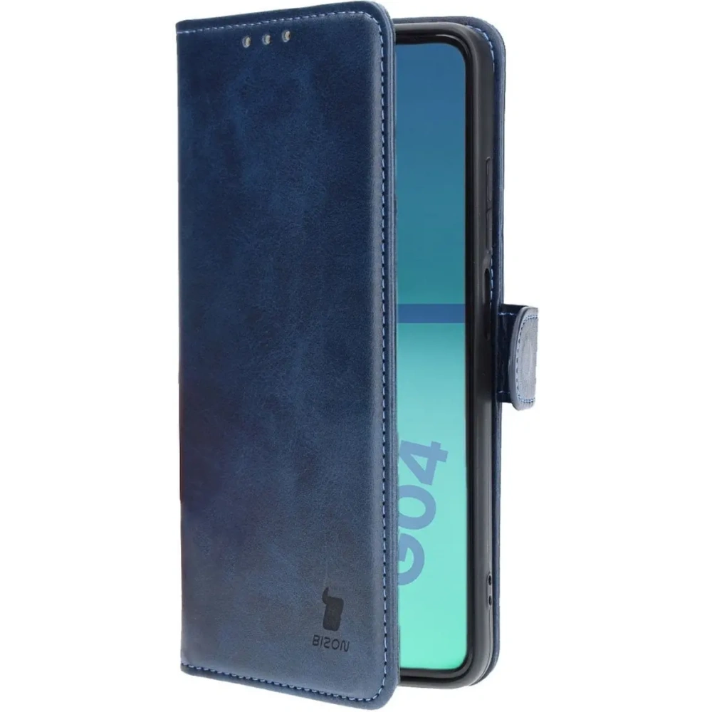 Etui z klapką Bizon Case Pocket do Motorola Moto G04 / G24 granatowe