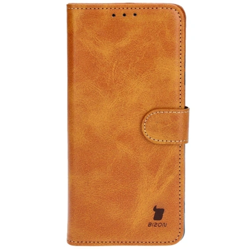 Kup Etui z klapką Bizon Case Pocket do Motorola Moto G04 / G24 brązowe - BIZ5406 - {ean13} - Sklep Home Screen