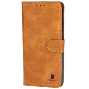 Kup Etui z klapką Bizon Case Pocket do Motorola Moto G04 / G24 brązowe - BIZ5406 - {ean13} - Sklep Home Screen