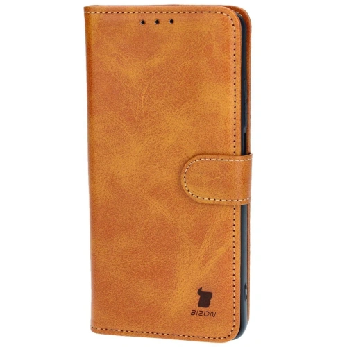 Kup Etui z klapką Bizon Case Pocket do Motorola Moto G04 / G24 brązowe - BIZ5406 - {ean13} - Sklep Home Screen