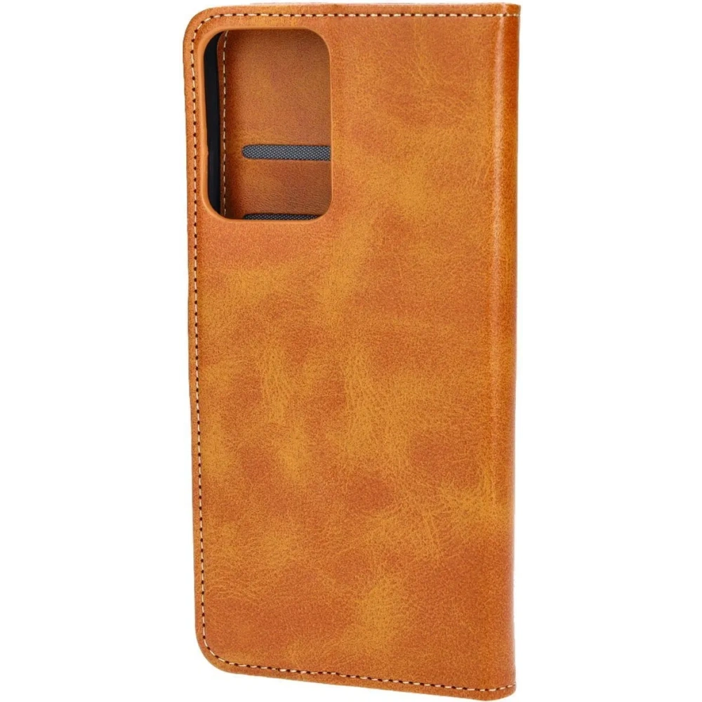 Etui z klapką Bizon Case Pocket do Motorola Moto G04 / G24 brązowe
