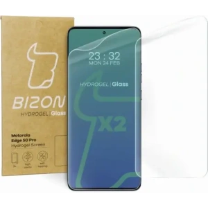 Bizon Glass Hydrogel Front Motorola Edge 50 Pro / Fusion / Ultra [2 PACK]