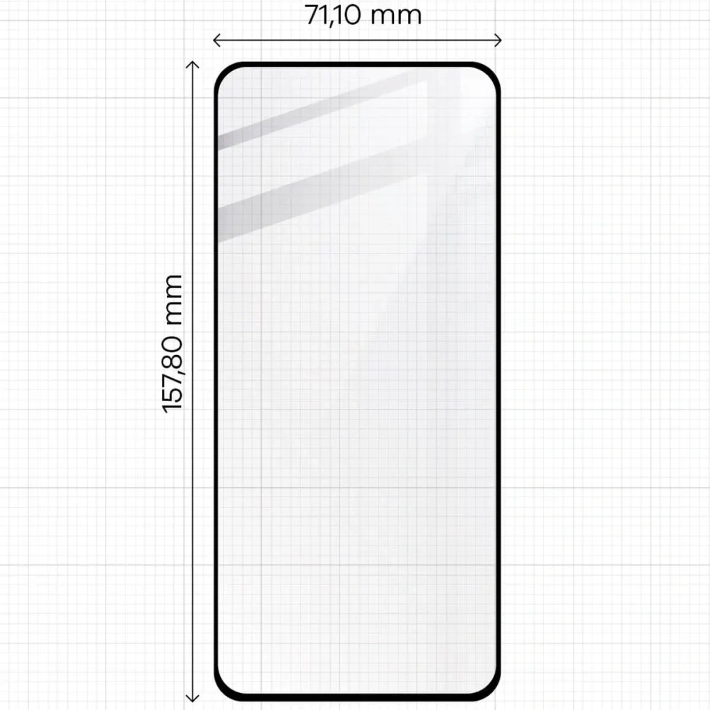 Szkło hartowane Bizon Glass Edge 2 do Oppo Reno11 F 5G
