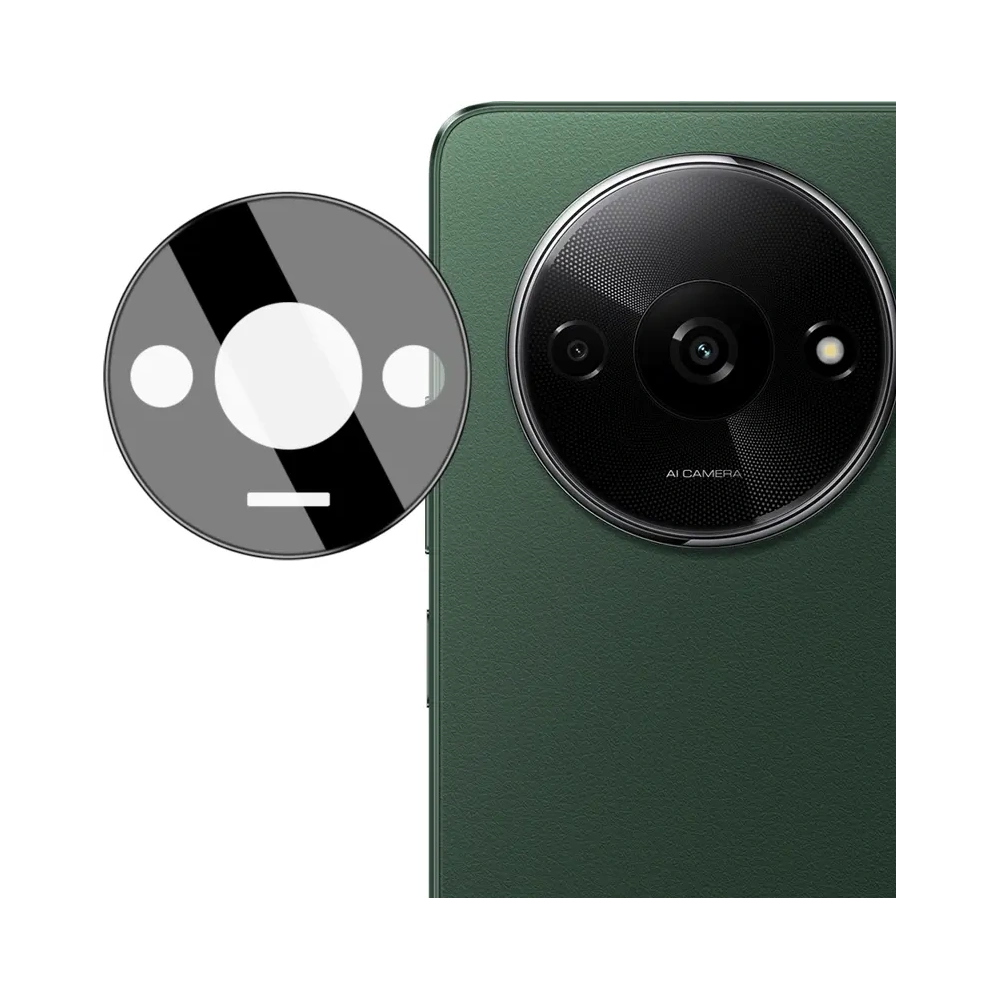 Szkło na aparat Bizon Glass Lens do Xiaomi Redmi A3 4G [2 PACK]