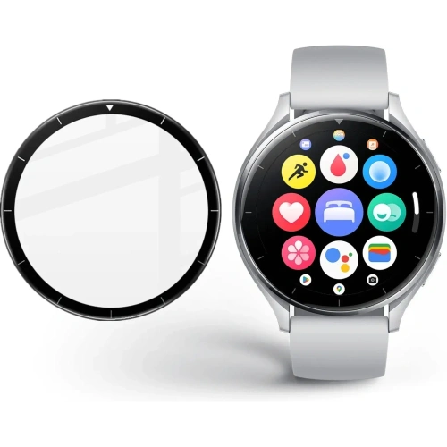 Buy Bizon Glass Watch Edge Hybrid Xiaomi Watch 2 black - BIZ4842 - {ean13} - Home Screen Store Europe