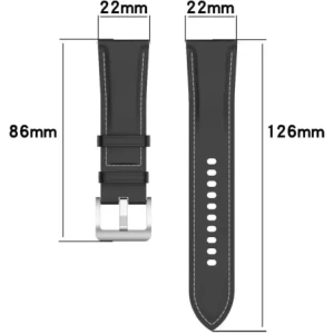 Kup Pasek Bizon Strap Hodinky Casual 22 mm pro smartwatch černý - BIZ4844 - {ean13} - Sklep Home Screen