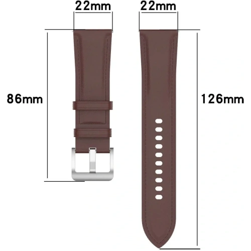 Kup Bizon Szíjas Óra Hétköznapi 22 mm sötétbarna - BIZ4845 - {ean13} - Sklep Home Screen