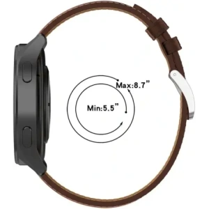 Kup Pasek Bizon Strap hodinky Casual 22 mm pro smartwatch, tmavě hnědý - BIZ4845 - {ean13} - Sklep Home Screen