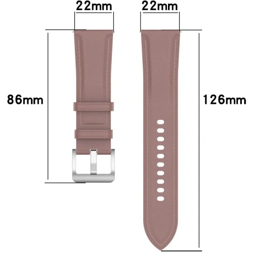 Kup Bizon Szíj Óra Kényelmes 22 mm púder rózsaszín - BIZ4846 - {ean13} - Sklep Home Screen
