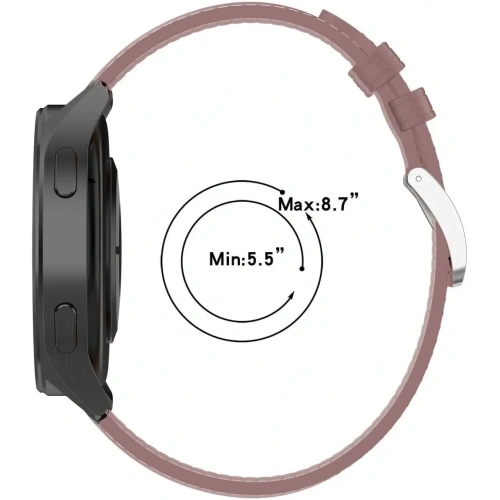 Kup Pásky Bizon Strap Hodinky Casual 22 mm pro smartwatch pudrově růžová - BIZ4846 - {ean13} - Sklep Home Screen