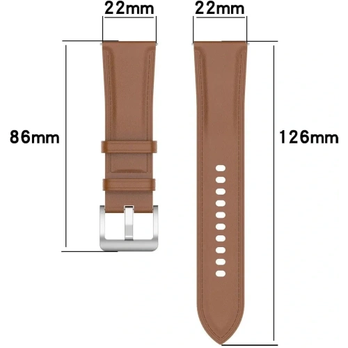Kup Bizon Strap Karóra Hétköznapi 22 mm világosbarna - BIZ5418 - {ean13} - Sklep Home Screen