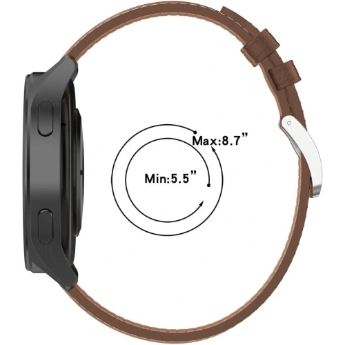 Kup Pasek Bizon Strap Watch Casual 22 mm do smartwatcha jasnobrązowy - BIZ5418 - {ean13} - Sklep Home Screen