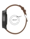 Kup Pasek Bizon Strap Watch Casual 22 mm do smartwatcha jasnobrązowy - BIZ5418 - {ean13} - Sklep Home Screen