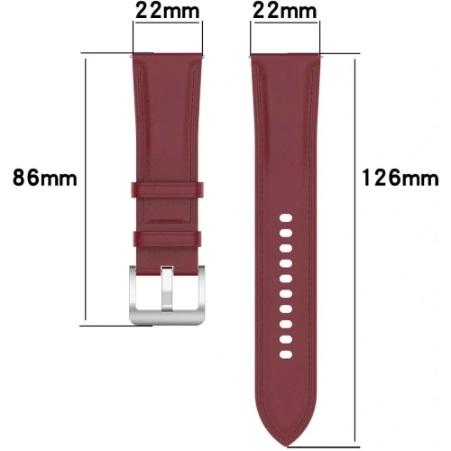 Kup Bizon Strap Óra Kasual 22 mm bordó - BIZ4848 - {ean13} - Sklep Home Screen