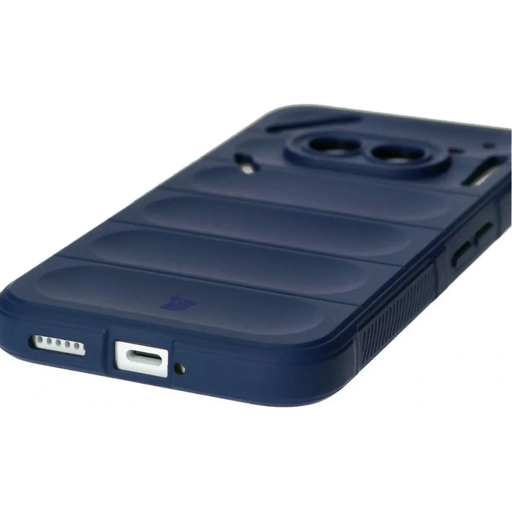 Pancerne etui Bizon Case Tur do Nothing Phone (2a) / (2a) Plus granatowe