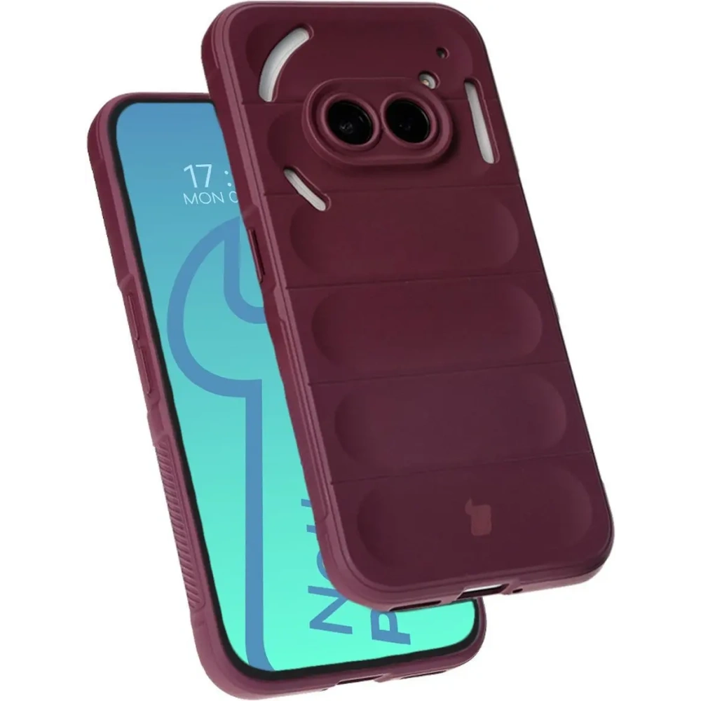 Pancerne etui Bizon Case Tur do Nothing Phone (2a) / (2a) Plus ciemnofioletowe