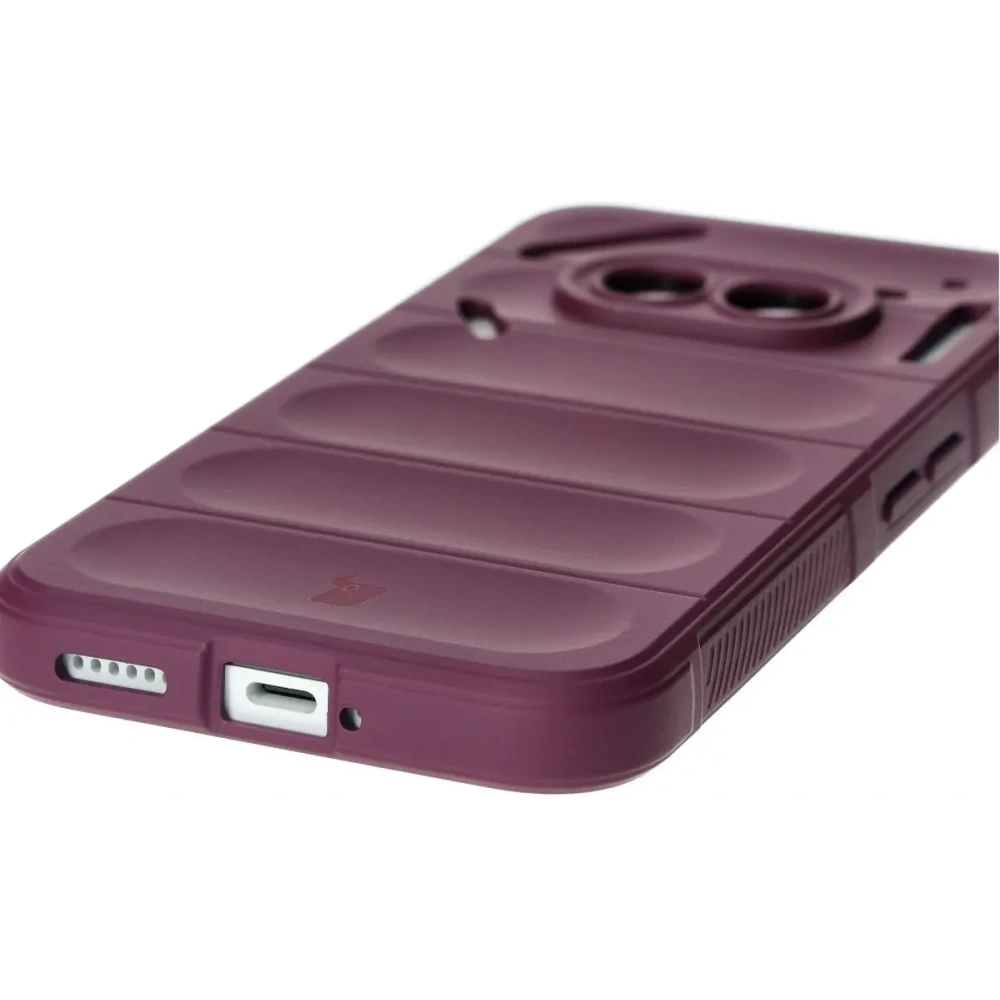Pancerne etui Bizon Case Tur do Nothing Phone (2a) / (2a) Plus ciemnofioletowe