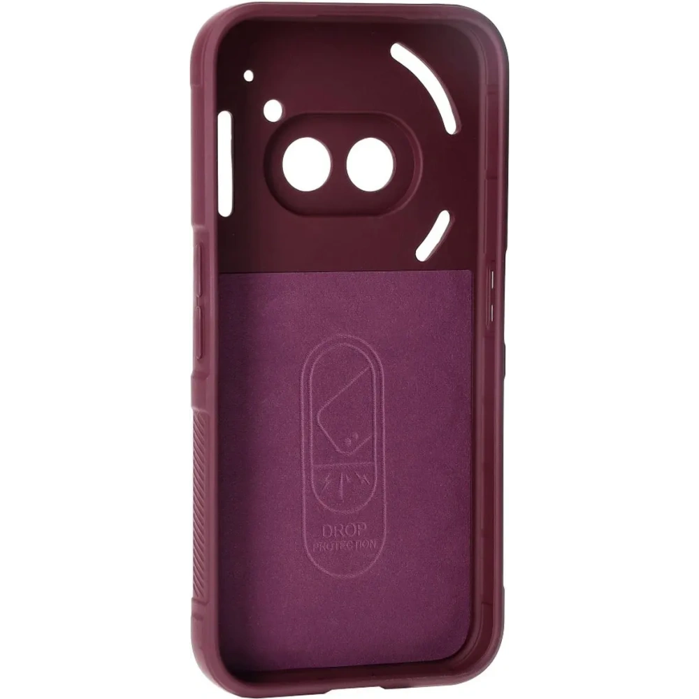 Pancerne etui Bizon Case Tur do Nothing Phone (2a) / (2a) Plus ciemnofioletowe